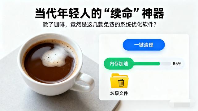 系统优化软件推荐（当代人的续命神器除了咖啡）