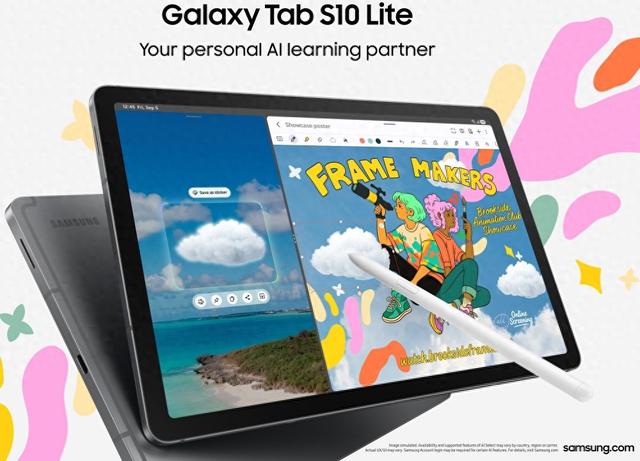三星推出Galaxy Tab S10 Lite平板电脑：Exynos 1380，附S Pen