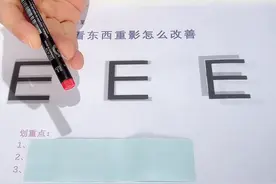 看东西重影，要分清双眼还是单眼？图片