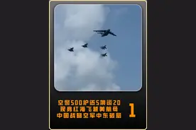 空警500护送5架运20，现身红海飞越美航母，中国战略空军中 #军事 #军事科技 #军事科普视频封面