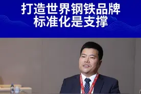 在5月10日举行的2025企业品牌国际传播论坛上，中国钢铁工业协会副秘书长，冶金工业信息标准研究院党委书记、院长张龙强表示，打造世界钢铁品牌，标准化是支撑。视频封面