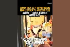 独居阿姨3600万豪宅堆满垃圾，苍蝇蚊子满天飞，邻居无奈卖房居委会：已联系上其丈夫，将陪同治疗视频封面