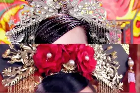 同款苗银发饰，搭配相似发髻，有一种别样的古朴感觉 #古装造型视频封面