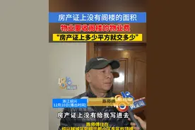 房产证上没有阁楼的面积， 物业要收取阁楼的物业费，业主觉得不合理，物业已经起诉。#浙江dou知道  #物业  #房产证  #开发商视频封面