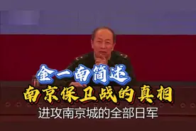 金一南简述南京保卫战的真相