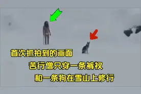 抓拍到的神秘画面：苦行僧只穿着一条裤衩，在零下45度雪山中冥想视频封面