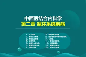 第二章循环系统中西医结合内科狂背中医辩证选方歌诀总结增效减负视频封面