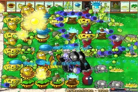植物大战僵尸杂交版：无尽复仇模式阳光多到用不完也难挡僵尸大军