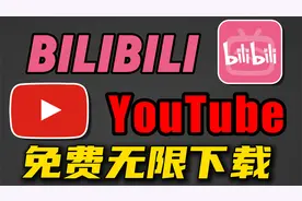 YouTube BiliBili 视频，免费100%可下载教程 小学生都会！