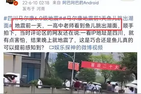 四川地震前，居民拍到鱼争相跃出水面，为何专家却说没有科学依据图片