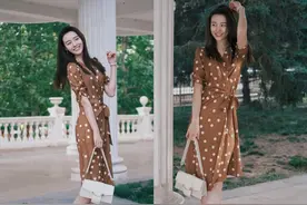 夏天连衣裙不需要买太多，但波点裙一定要有，复古高级又显气质图片