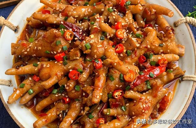 教你10种家常鸡爪的做法，麻辣鲜香软烂脱骨，肉嫩味美越吃越过瘾