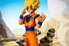 万代没有心，龙珠手办做一半，悟空自爆灭沙鲁只做悟空没沙鲁图片