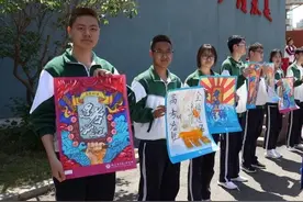 图说 | 手绘加油海报，传递高考祝福！图片