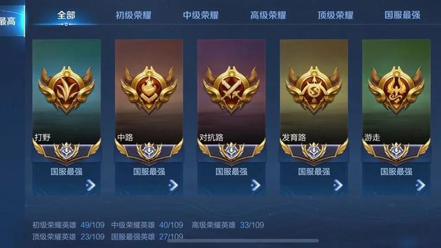 玩家更改匹配方式,已晋升荣耀王者