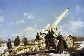 第三帝国的“敲门砖”—二战德国Mrs18型210毫米重型臼炮图片