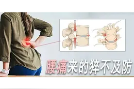 1个动作帮你缓解腰部酸痛，改善腰椎间盘突出图片
