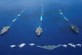 中美俄海军总吨位对比：美350万吨，俄罗斯75万吨，中国超200万吨图片