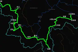 一张导航图自驾游新219国道全程10065公里，从东兴到喀纳斯（一）图片