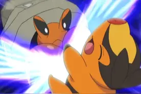 《宝可梦》小智与亚堤的道馆赛，皮卡丘与保姆虫的最终对决图片