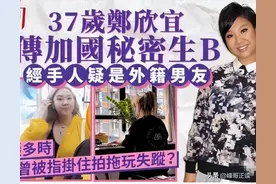 港媒曝郑欣宜秘密当妈?孩子父亲是外国人，近期回港身材已恢复图片