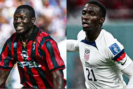 我的总统父亲！利比里亚总统维阿儿子世界杯进球，代表的却是美国队图片