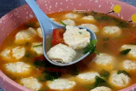 天热没胃口，给孩子做这道丸子汤，营养开胃，孩子特别爱吃图片