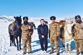 春节，“草原九班”迎来首位探亲军嫂图片