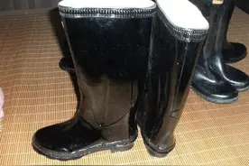 记忆中那双铮亮的雨鞋（散文）图片