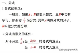（北师大）数学八下第五章分式（方程）知识点总结及考点习题图片