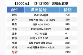 2023装机推荐图片
