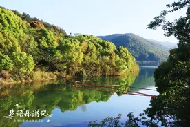 千年古寺成为网红打卡点，湖畔风光宜人，宁波这个湖泊原来这么美图片