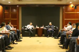 王心宇会见中国葛洲坝集团第三工程有限公司客人图片