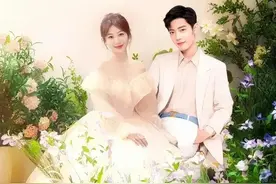 杨紫肖战婚纱照，足以以假乱真？看看图就信了。图片