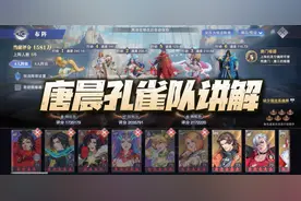 魂师对决：唐晨孔雀队配队及玩法攻略！暗器队里的多桩王者图片