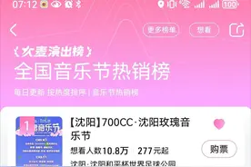 开票1小时销售35000张，刷新东北三省音乐节首日开票纪录！沈阳玫瑰音乐节爆火开局图片