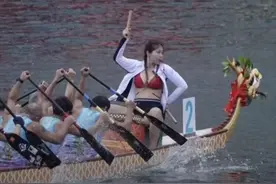 惊艳！各地美女龙舟鼓手走红，网友：这着装士气加10000！图片