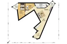 哈哈哈，大上海的奇葩户型，看完我还挺想去住的…图片