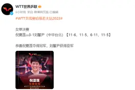 WTT支线赛哈维若夫站，60岁倪夏莲夺冠后发文表示：自己是中国乒乓球的受益者图片