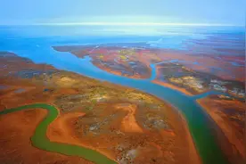 年轻但不可小觑的黄河三角洲图片