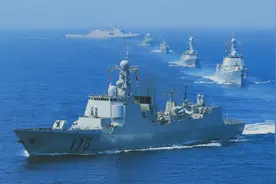 2016南海对峙回顾，中国三大舰队精锐尽出，美国航母舰队落荒而逃图片