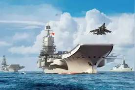 中国航母入列10周年，3航母齐现身，战机满满当当摆了一整个甲板图片