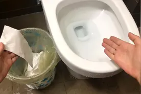 上完厕所用过的纸巾到底能不能直接扔进马桶里？图片