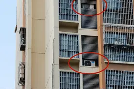 家里空调开机半小时就停机，师傅上门检查，拆掉几片百叶，好凉快图片