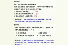 小升初语文复习专项：词语的考点、知识点及题型分析——思维导图图片