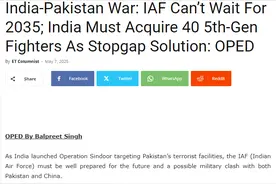 阵风败局已定？印媒：空军必须采购五代机，才能在空中压巴铁一头图片