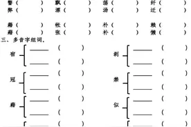 部编语文4--6年级下册：《第1单元》基础知识复习卷图片