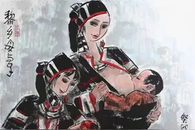 岁月清浅，时光无言 品读国画中的母爱图片