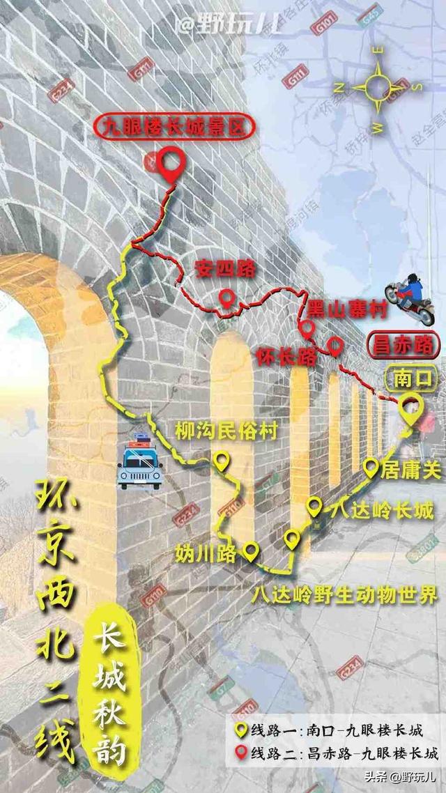 京郊大环线赏秋线路推荐，你去过几条？附自驾线路图