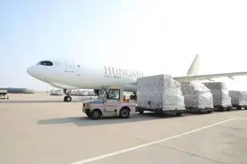 中国至匈牙利国际航空“空中专线”越飞越广——匈牙利第一架政府货机首飞中国成功直航郑州机场图片